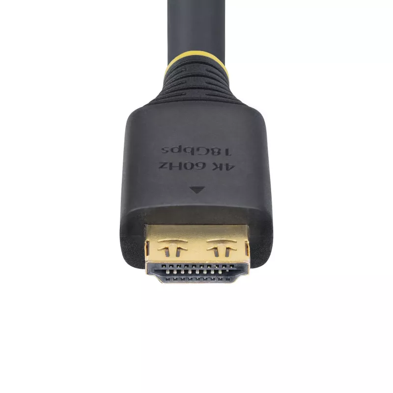 StarTech.com 20 pėdų (6,1 m) didelės spartos HDMI laidas su sugriebimo jungtimis, 4K 60Hz/1440p 144Hz, HDR10/HDCP 2.2/ARC, 18 Gbps, UHD HDMI 2.0 laidas televizoriui/monitoriui/ekranui, TPE apvalkalas