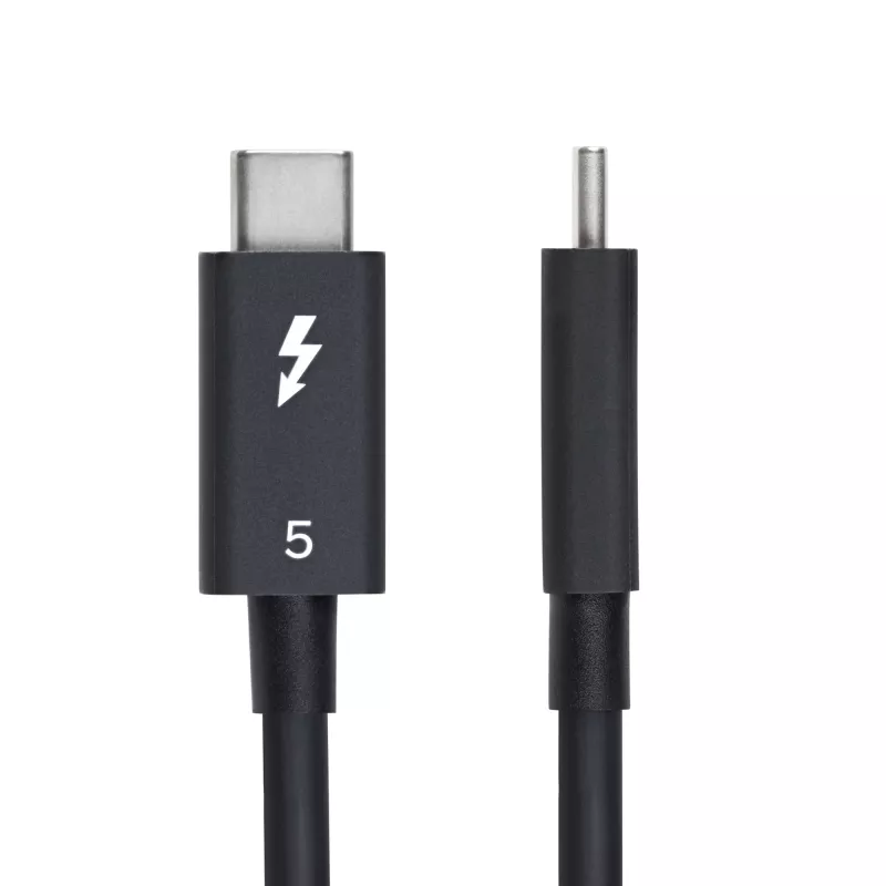 StarTech.com 2.6 pėdų (80 cm) Thunderbolt 5 kabelis, 80 Gbps/iki 120 Gbps, 240 W PD, 8K 60 Hz, sertifikuotas Thunderbolt kabelis - suderinamas su Thunderbolt 4/USB4/USB-C