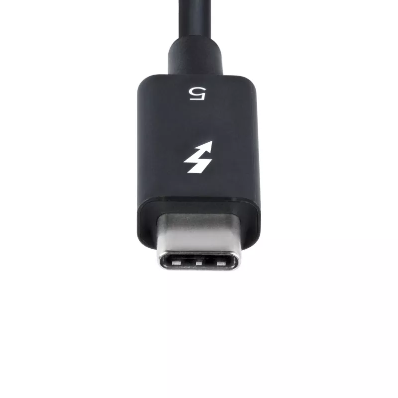 StarTech.com 2.6 pėdų (80 cm) Thunderbolt 5 kabelis, 80 Gbps/iki 120 Gbps, 240 W PD, 8K 60 Hz, sertifikuotas Thunderbolt kabelis - suderinamas su Thunderbolt 4/USB4/USB-C