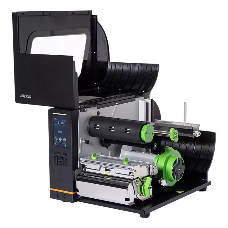 Brother TJ6421TN etikečių spausdintuvas Tiesioginis terminis / Terminis perkėlimas Spalvotas 203 x 300 DPI 304,8 mm/sek Laidinis Ethernet LAN Wi-Fi Bluetooth