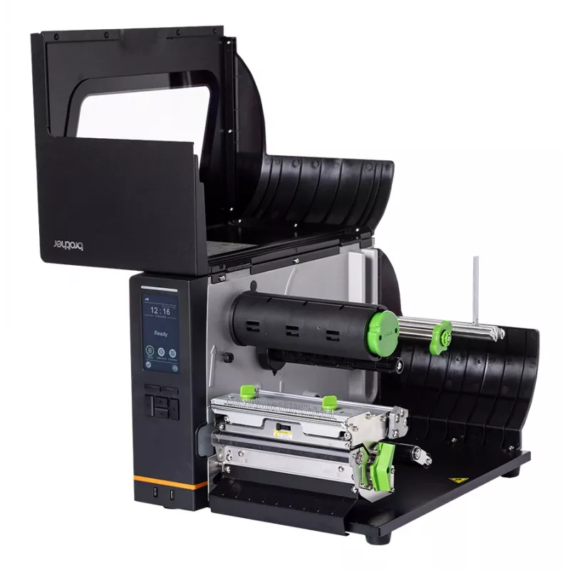 Brother IMP ETIQUETTES TJ-6521TN etikečių spausdintuvas Tiesioginis terminis / terminis perkėlimas Spalvotas 203 x 300 DPI 304,8 mm/sek Laidinis Ethernet LAN Wi-Fi Bluetooth