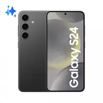 Išmanusis telefonas Samsung Galaxy S24 6,2 colio 256GB Juodas — 6,2 colio Dynamic AMOLED, 8GB RAM, 50MP triguba kamera, IP68