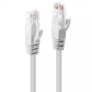 Lindy 2 m Cat.6 U/UTP tinklo kabelis, baltas, 2 m, Cat6, U/UTP (UTP), RJ-45, RJ-45, baltas