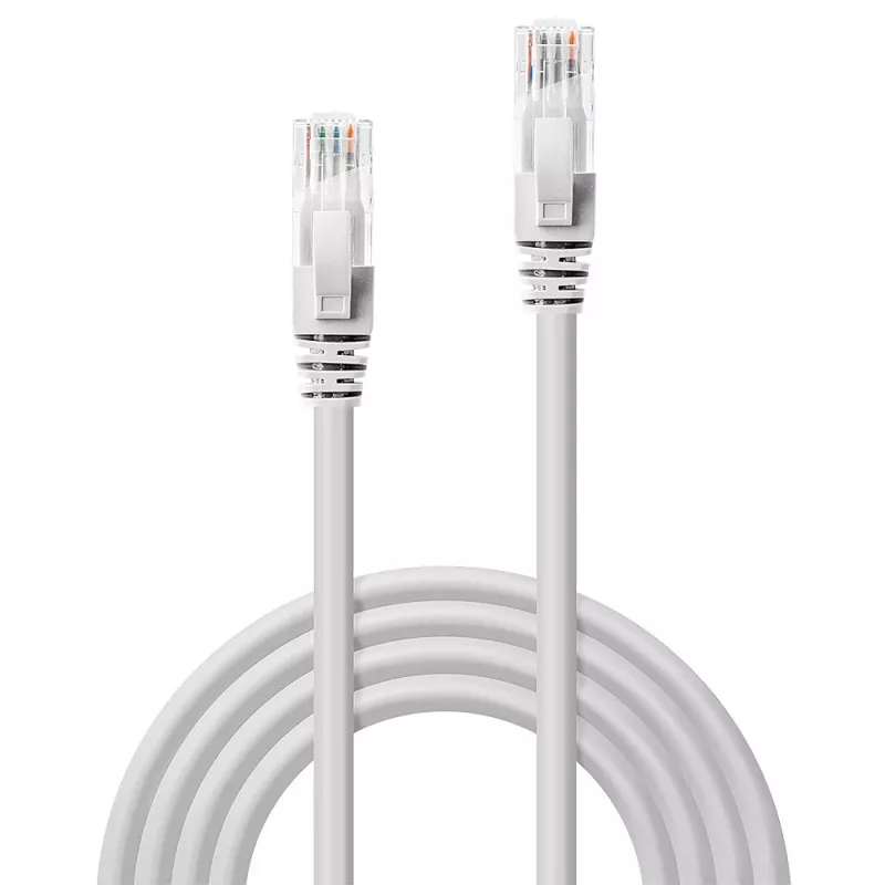 Lindy 2 m Cat.6 U/UTP tinklo kabelis, baltas, 2 m, Cat6, U/UTP (UTP), RJ-45, RJ-45, baltas