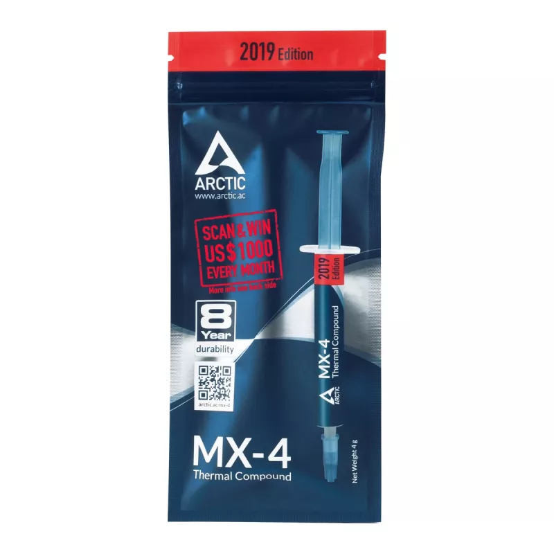 ARCTIC MX-4 (4 g) Edition 2019 – aukštos kokybės termo pasta