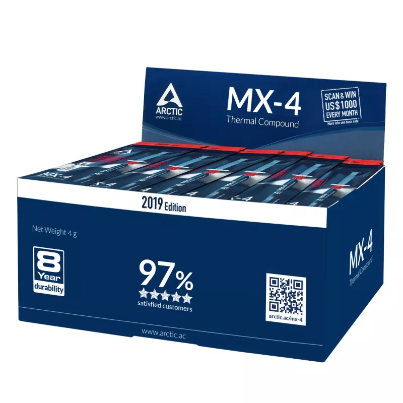 ARCTIC MX-4 (4 g) Edition 2019 – aukštos kokybės termo pasta