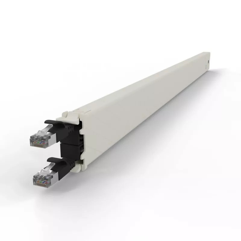 Tinklo kabelis PATCHBOX CONE30STPBK RJ-45 Cat6a 1,8 m juodas