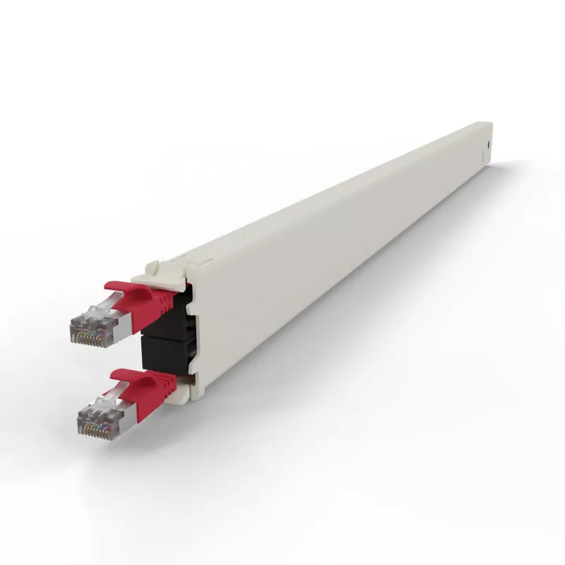 Tinklo kabelis PATCHBOX CONE30STPRD RJ-45 Cat6a 1,8 m raudonas
