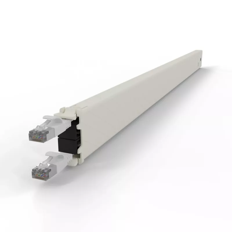 Tinklo kabelis PATCHBOX CONE30STPWH RJ-45 Cat6a 1,8 m Baltas