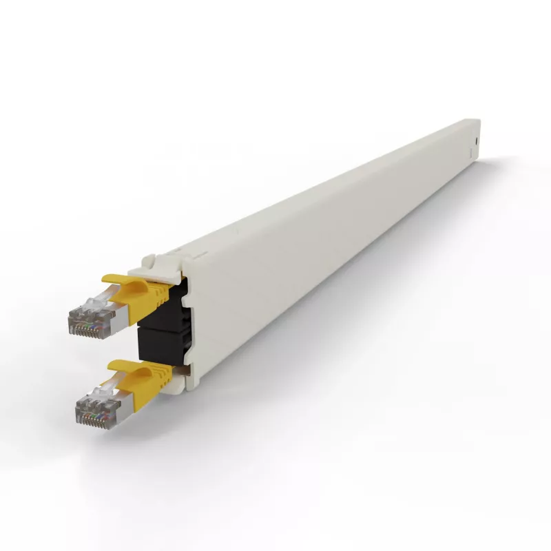 Tinklo kabelis PATCHBOX CONE30STPYL RJ-45 Cat6a 1.8m Geltonas