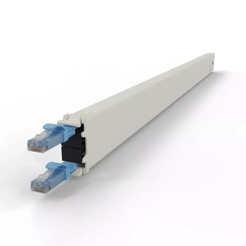 Tinklo kabelis PATCHBOX CONE30UTPBL RJ-45 Cat6a 1,8 m Mėlynas