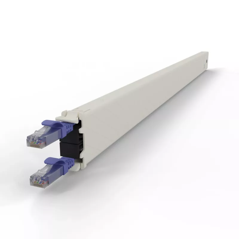 Tinklo kabelis PATCHBOX CONE30UTPVI RJ-45 Cat6a 1,8 m Violetinis