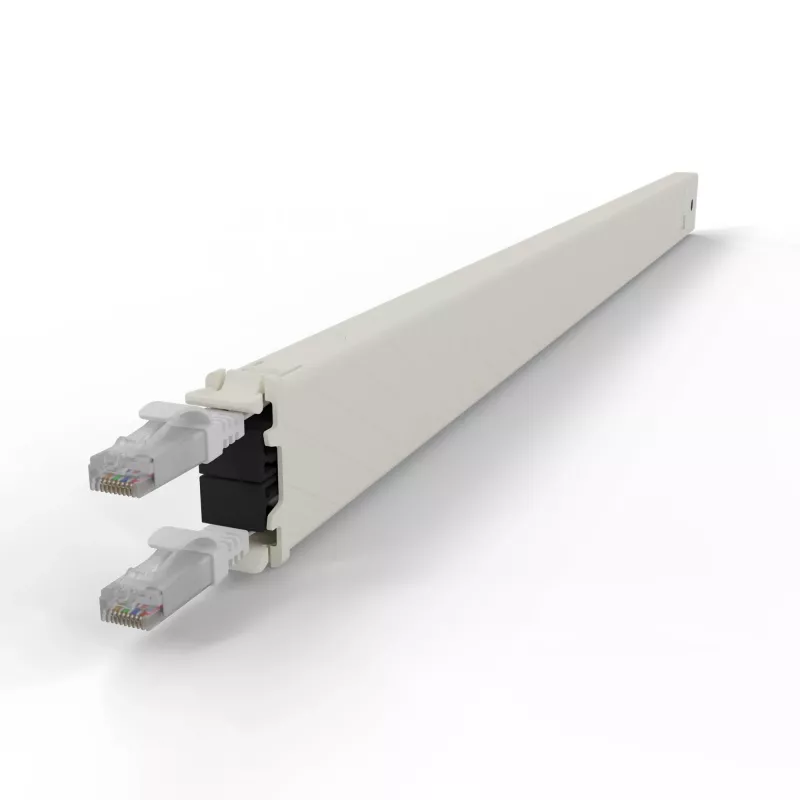 Tinklo laidas PATCHBOX CONE30UTPWH RJ-45 Cat6a 1.8m Baltas