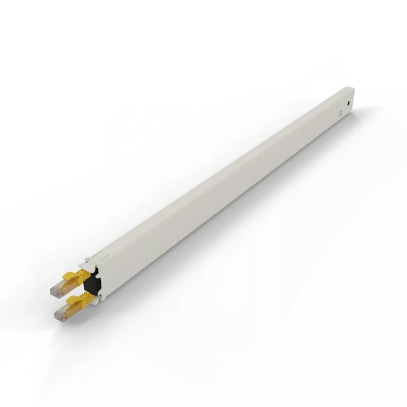 Tinklo kabelis PATCHBOX CONE30UTPYL RJ-45 Cat6a 1.8m Geltonas