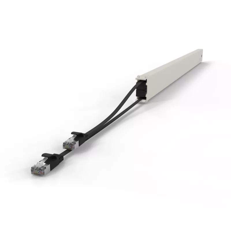 Tinklo kabelis PATCHBOX CONE46STPBK RJ-45 Cat6a 2,5 m Juodas