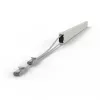 Tinklo kabelis PATCHBOX CONE46STPSL RJ-45 Cat6a 2,5 m pilkas