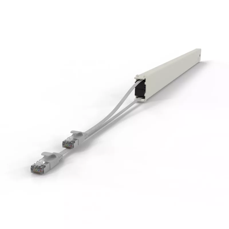 Tinklo kabelis PATCHBOX CONE46STPSL RJ-45 Cat6a 2,5 m pilkas