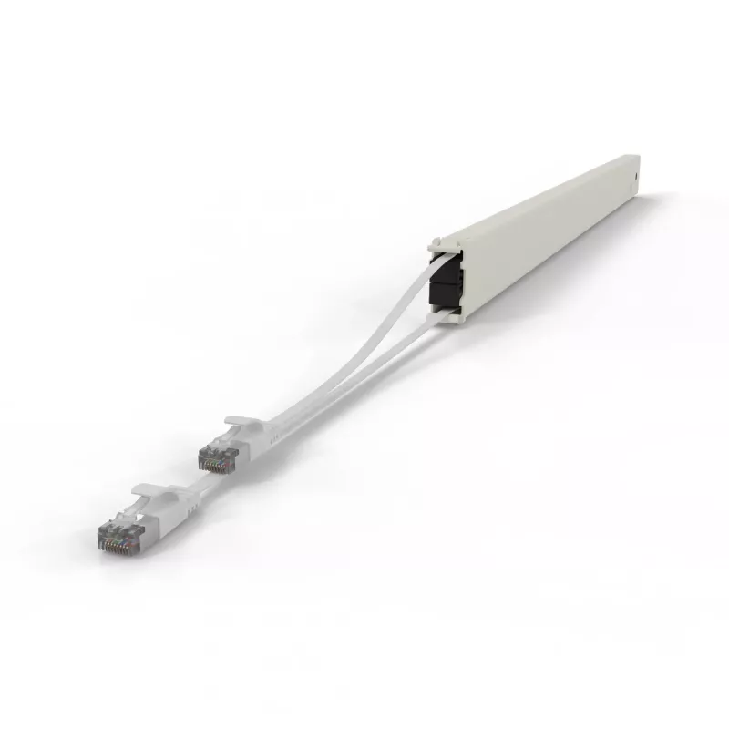 Tinklo kabelis PATCHBOX CONE46STPWH 2,5 m Cat6a U/FTP baltas