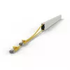 Tinklo kabelis PATCHBOX CONE46STPYL 2,5 m Cat6a U/FTP geltonas