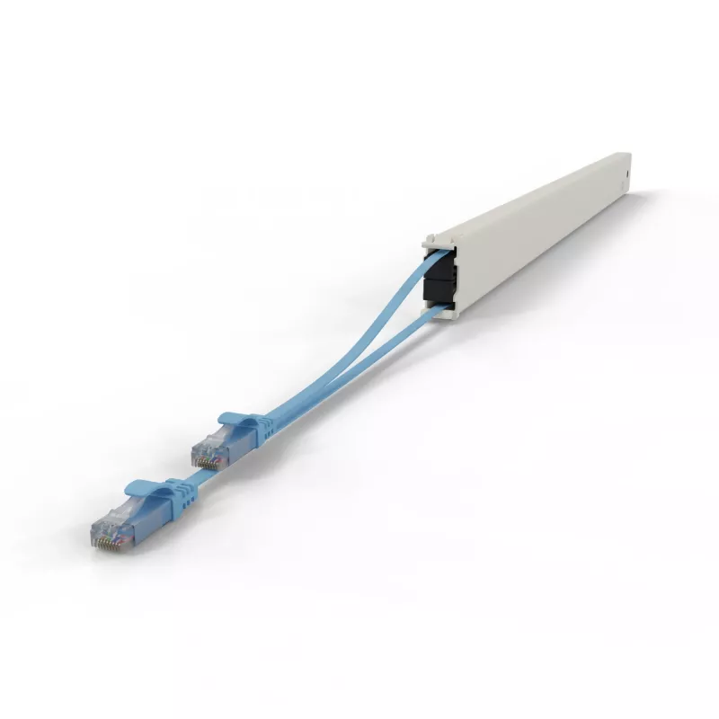 Tinklo kabelis PATCHBOX CONE46UTPBL RJ-45 Cat6a 2,5 m mėlynas