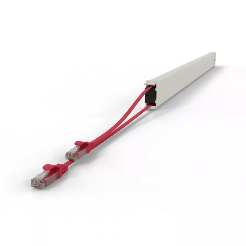 Tinklo kabelis PATCHBOX CONE46UTPRD RJ-45 Cat6a 2,5 m Raudonas