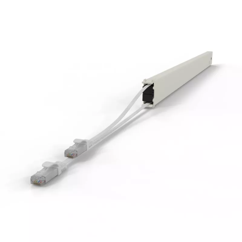 Tinklo kabelis PATCHBOX CONE46UTPWH RJ-45 Cat6a 2,5 m Baltas