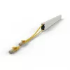 Tinklo kabelis PATCHBOX CONE46UTPYL RJ-45 Cat6a 2,5 m Geltonas