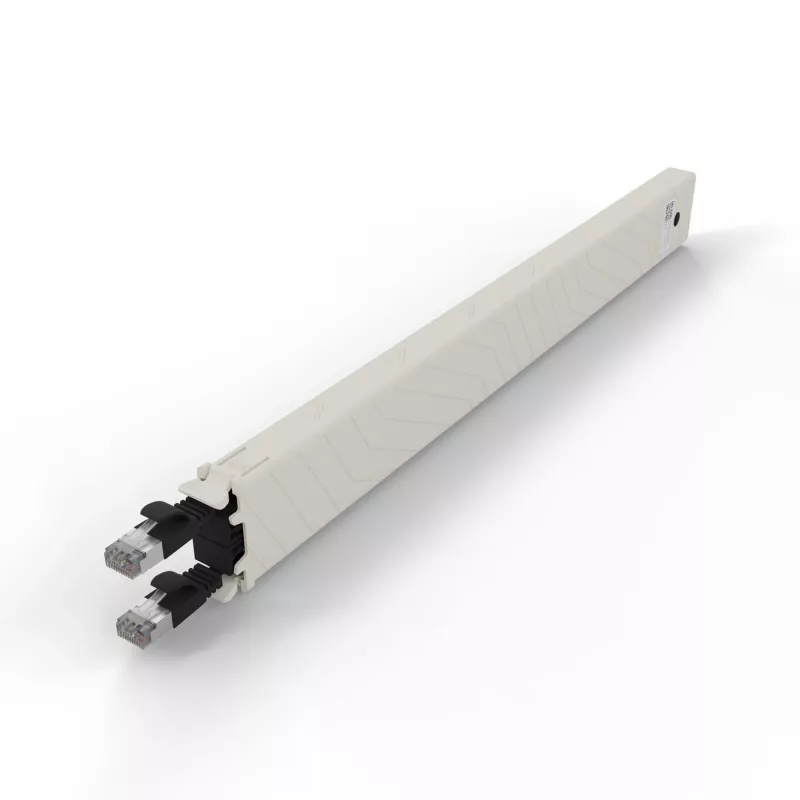 Tinklo kabelis PATCHBOX CONEX8STPBK RJ-45 Cat6a 0,8 m Juodas