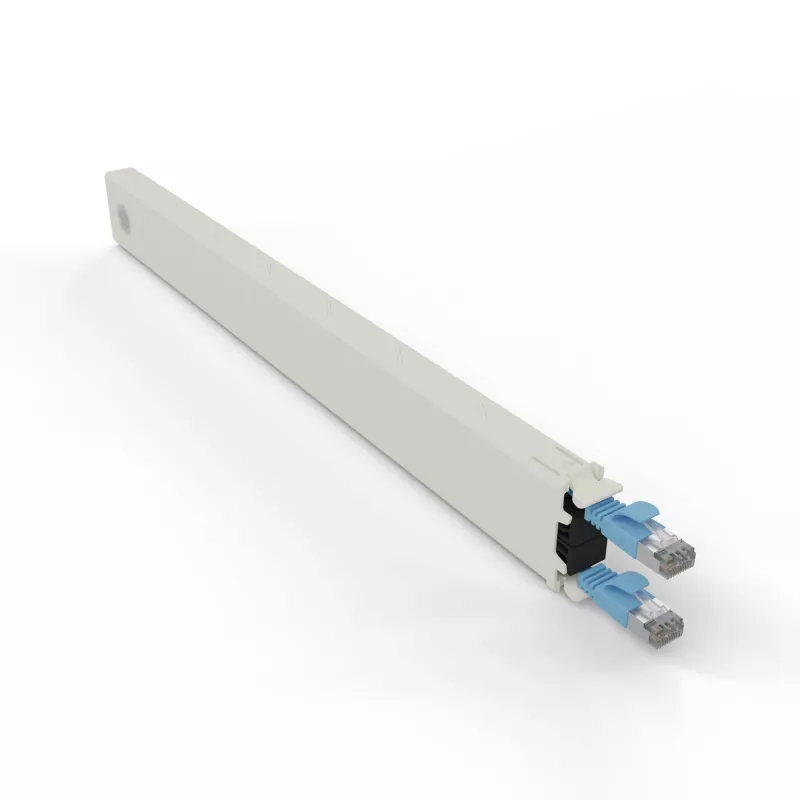 Tinklo kabelis PATCHBOX CONEX8STPBL RJ-45 Cat6a 0,8 m mėlynas