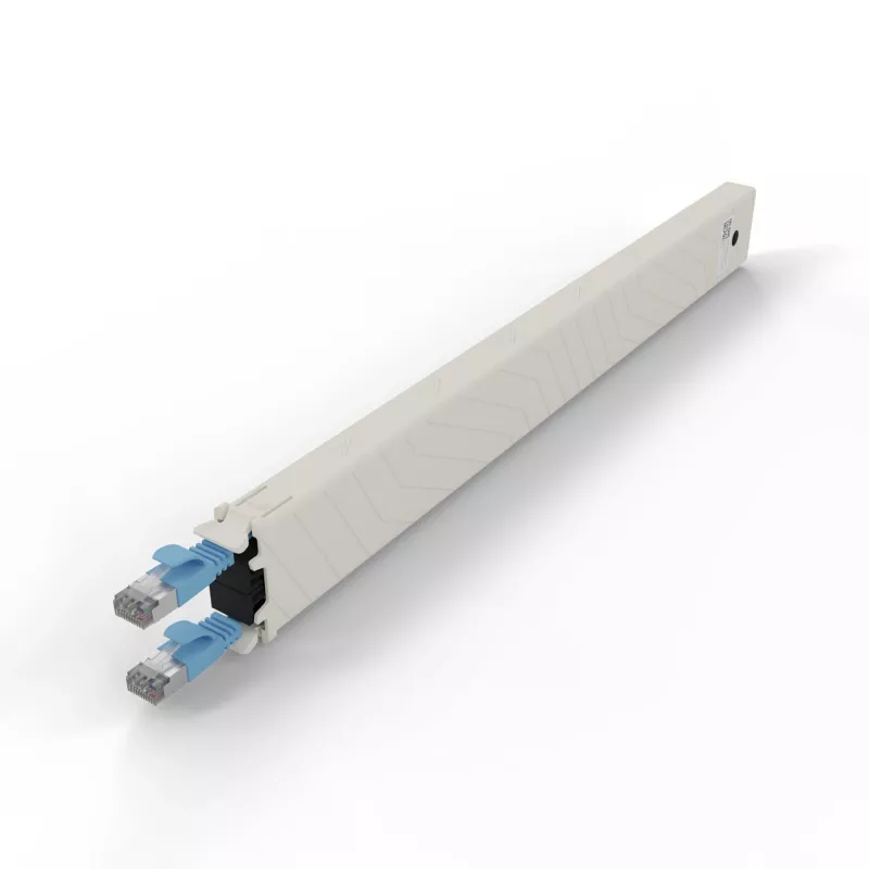Tinklo kabelis PATCHBOX CONEX8STPBL RJ-45 Cat6a 0,8 m mėlynas