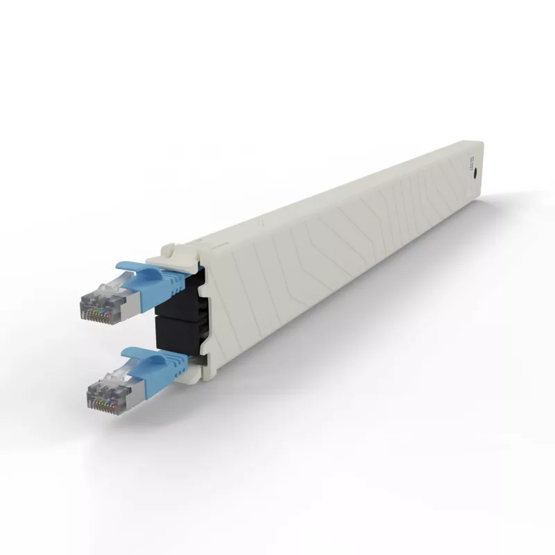 Tinklo kabelis PATCHBOX CONEX8STPBL RJ-45 Cat6a 0,8 m mėlynas