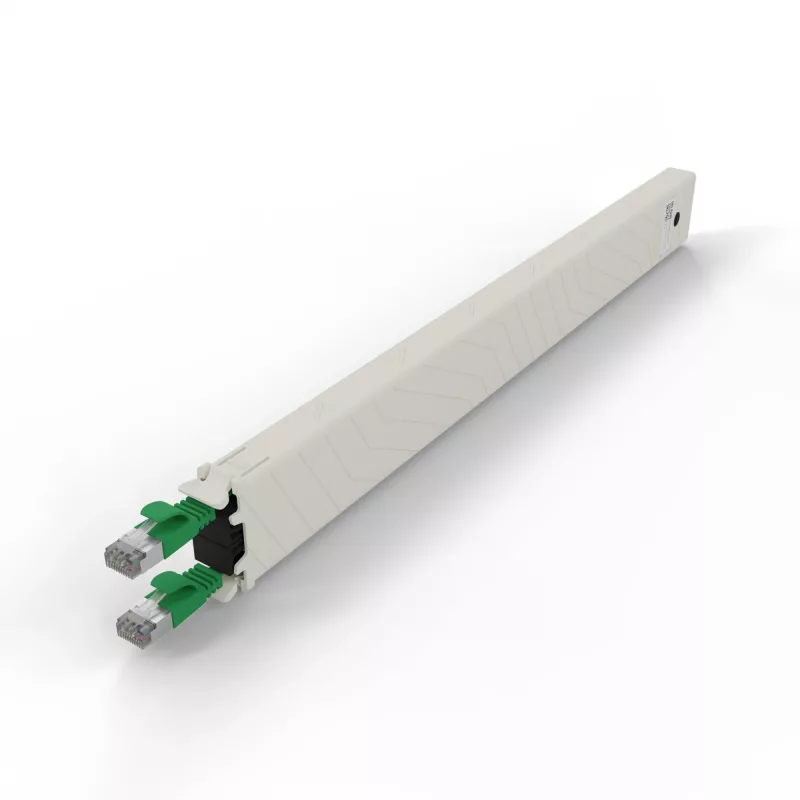 Tinklo kabelis PATCHBOX CONEX8STPGR RJ-45 Cat6a 0,8 m Žalias