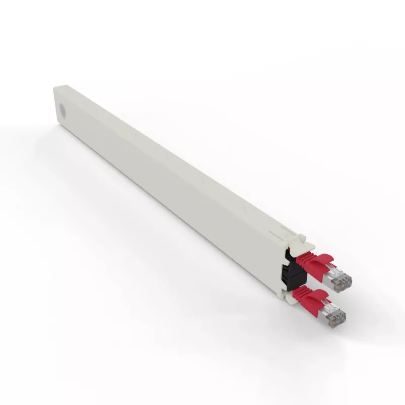 Tinklo kabelis PATCHBOX CONEX8STPRD RJ-45 Cat6a 0,8 m raudonas