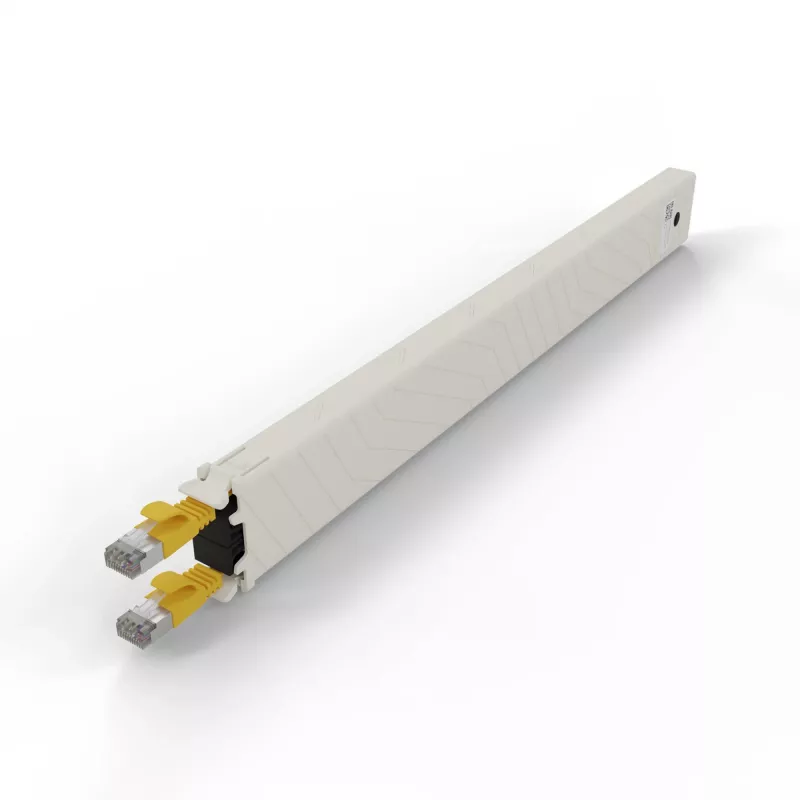 Tinklo kabelis PATCHBOX CONEX8STPYL RJ-45 Cat6a 0,8 m geltonas