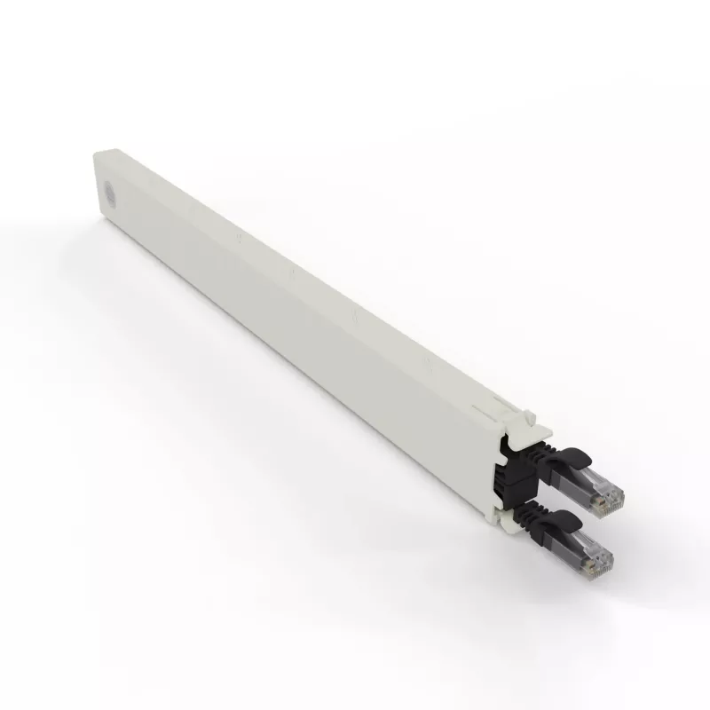 Tinklo kabelis PATCHBOX CONEX8UTPBK RJ-45 Cat6a 0,8 m Juodas