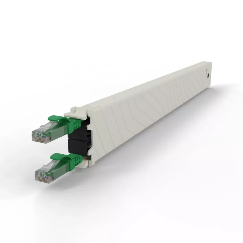 Tinklo kabelis PATCHBOX CONEX8UTPGR RJ-45 Cat6a 0,8 m žalias