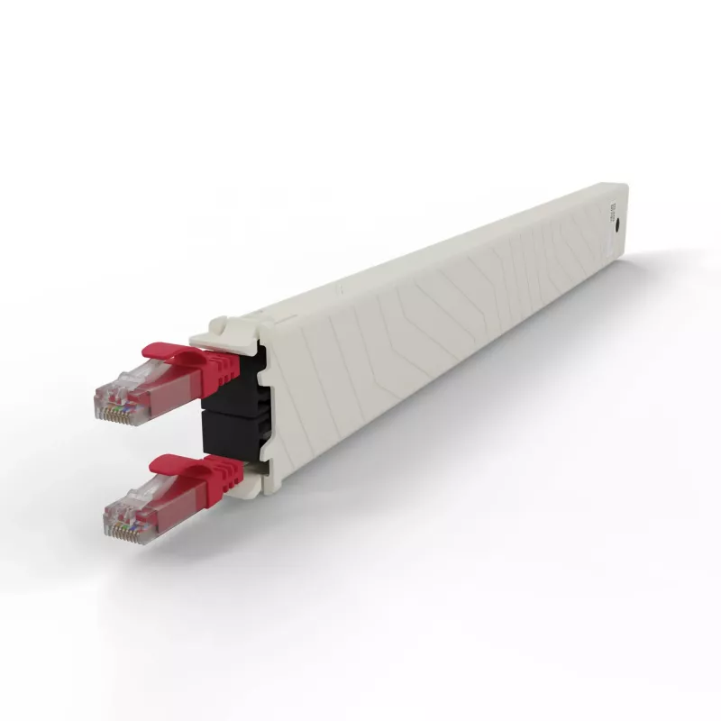 Tinklo kabelis PATCHBOX CONEX8UTPRD 0,8 m Cat6a U/UTP raudonas