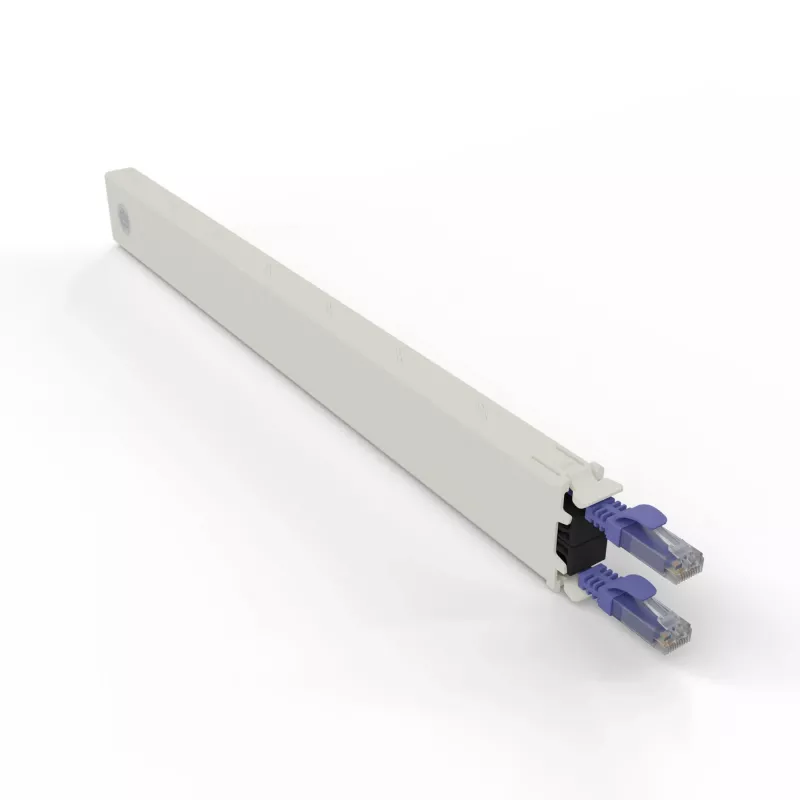 Tinklo kabelis PATCHBOX CONEX8UTPVI RJ-45 Cat6a 0,8 m violetinis