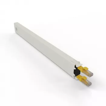 Tinklo kabelis PATCHBOX CONEX8UTPYL RJ-45 Cat6a 0,8 m geltonas