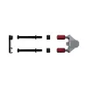 Kabelių valdymo skydelis PATCHBOX Patchcatch Solo 24-Pack Juoda Red