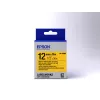 Epson etikečių kasetė su tvirtu lipniu sluoksniu LK-4YBW juoda/geltona 12 mm (9 m)