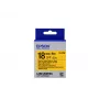 Epson etikečių kasetė, stiprus lipnumas LK-5YBW, juoda/geltona, 18 mm (9 m)