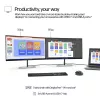 HP Series 7 Pro 27 colių QHD monitorius - 727pq, 68,6 cm (27 colių), 2560 x 1440 pikselių, Quad HD, LCD, 5 ms, juodas