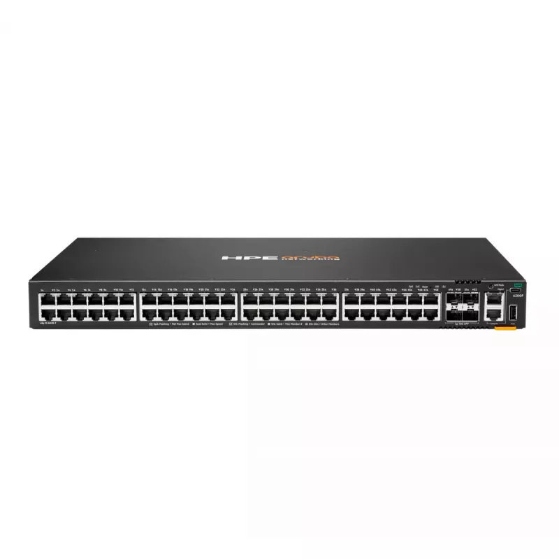 Valdomas komutatorius HPE Aruba Networking CX 6200F 48G 4SFP+ L3 Gigabit Ethernet