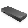Lenovo 40AF0135UK nešiojamojo kompiuterio dokas / prievado replikatorius Laidinis USB 3.2 Gen 1 (3.1 Gen 1) Type-C Juoda