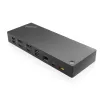 Lenovo 40AF0135UK nešiojamojo kompiuterio dokas / prievado replikatorius Laidinis USB 3.2 Gen 1 (3.1 Gen 1) Type-C Juoda