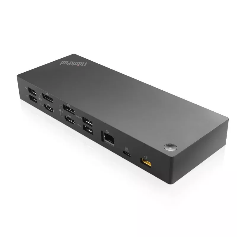 Lenovo 40AF0135UK nešiojamojo kompiuterio dokas / prievado replikatorius Laidinis USB 3.2 Gen 1 (3.1 Gen 1) Type-C Juoda