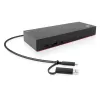 Lenovo 40AF0135UK nešiojamojo kompiuterio dokas / prievado replikatorius Laidinis USB 3.2 Gen 1 (3.1 Gen 1) Type-C Juoda