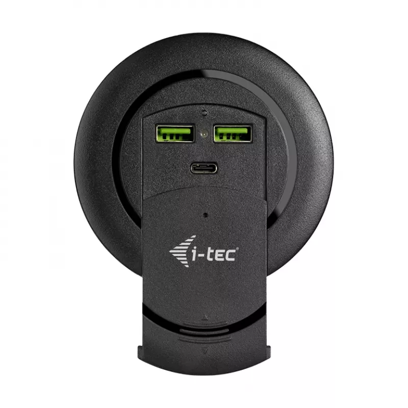 Įkroviklis i-tec Built-in Desktop Fast Charger USB-C PD 3.0 + 3x USB 3.0 QC3.0 96 W