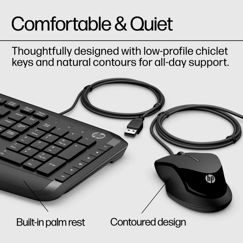 HP Pavilion klaviatūra ir pelė 200